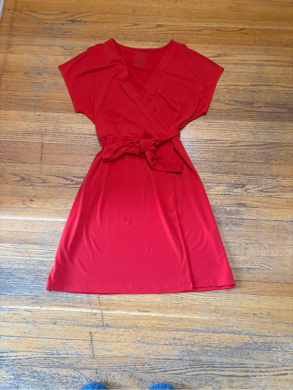 Nine West Classic Red Belted Women’s Wrap Dress